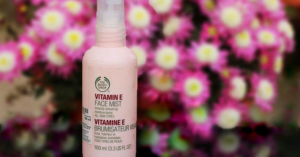 The Body Shop Vitamin E Face Mist Review Deck and Dine