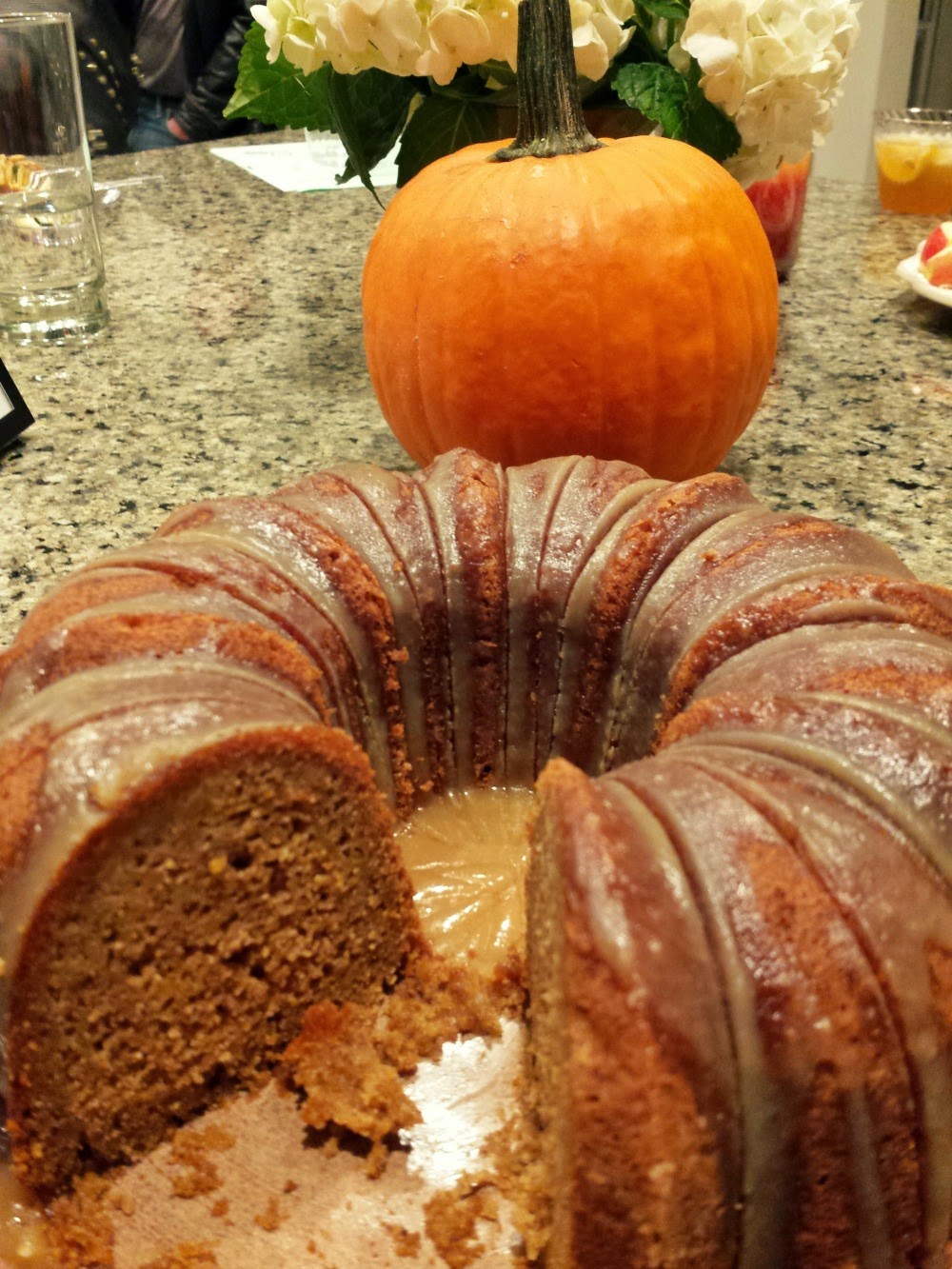 Pumpkin cake made from Papa Spud's pumpkins in farm to fork delivery service