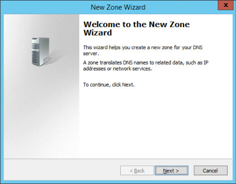 Figure 14: Step 14 of migrating a Linux BIND name server to a Windows Server DNS server. Figure 14: Step 14 of migrating a Linux BIND name server to a Windows Server DNS server.