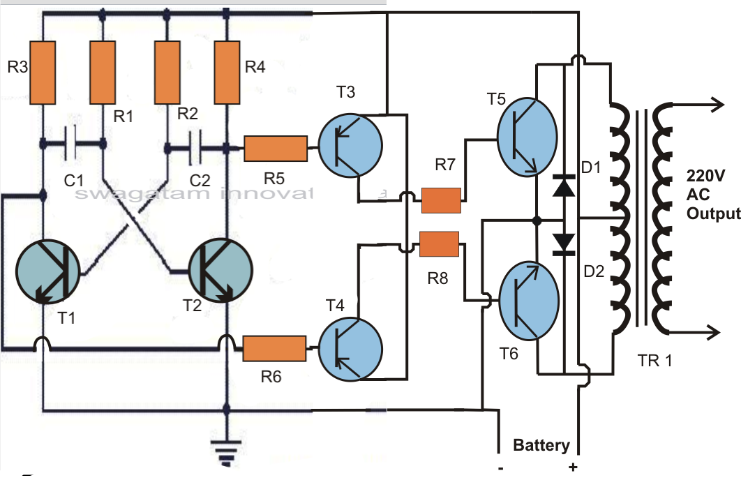 50 Watt Small Inverter Circuit A school Science