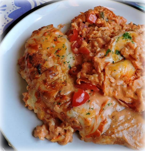 Chicken Con Queso Bake