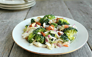 Broccoli and Slaw Salad (aka Resolution Salad)
