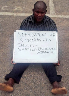 CpmMVPgXYAEcMwA Man arrested for allegedly defiling 18 month old daughter