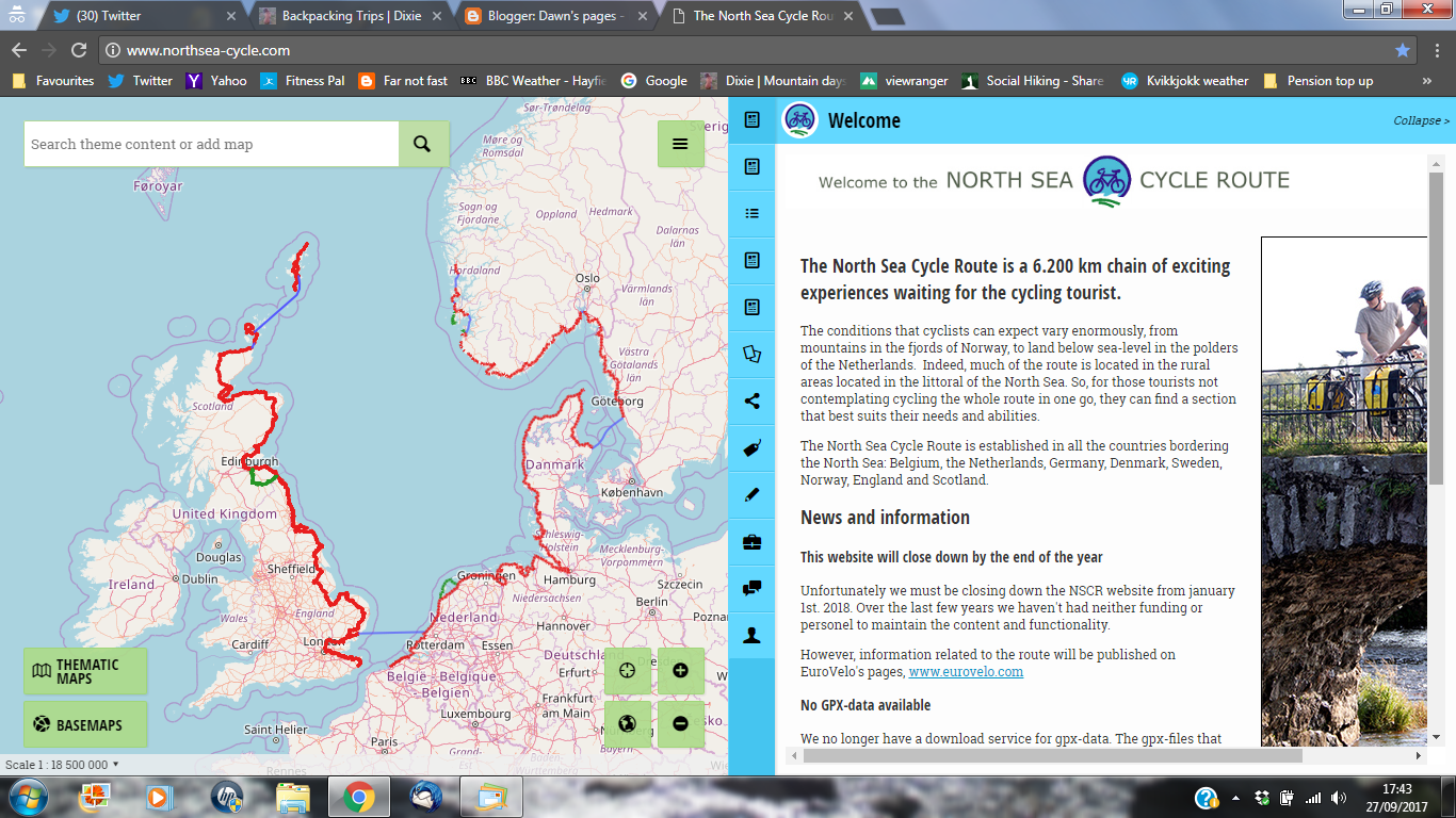 sea to sea cycle route