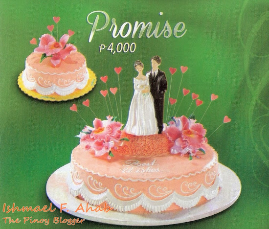 Goldilocks wedding cake: Promise