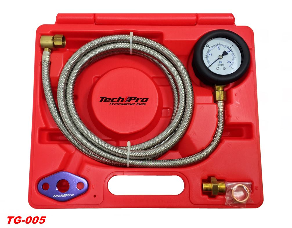 Exhaust Back Pressure Gauge Tech Pro Professional Auto Tools