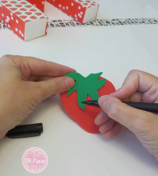 manualidades con niños decorar letra