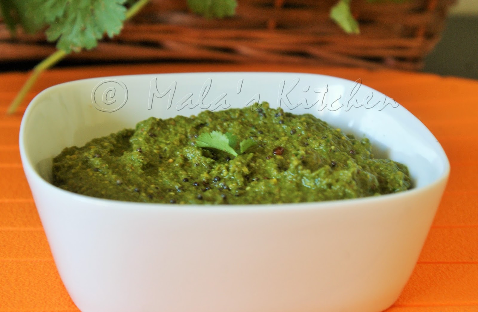 Green Chutney Coriander Chutney(Without Coconut) MalasKitchen