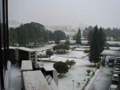 Snowfall in Islamabad
