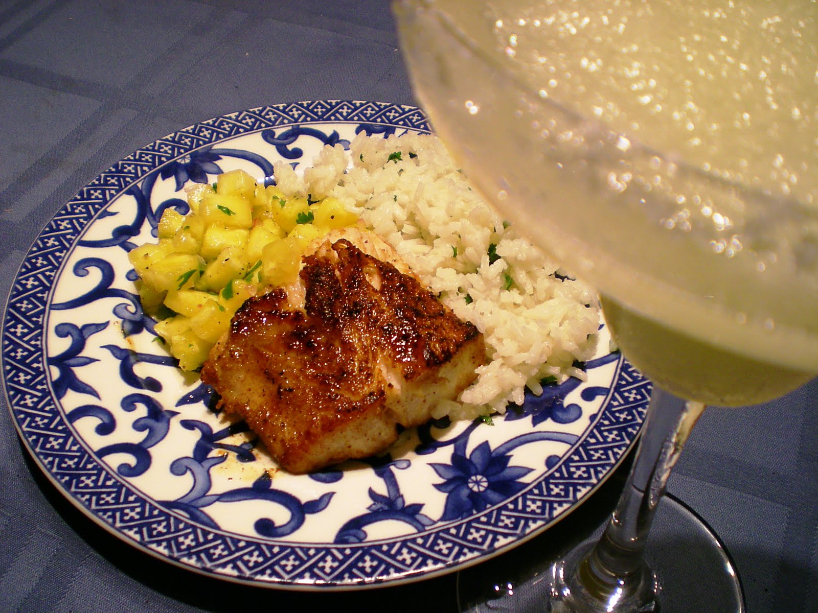 PanSeared MahiMahi with Pineapple Salsa From Anne's Kitchen