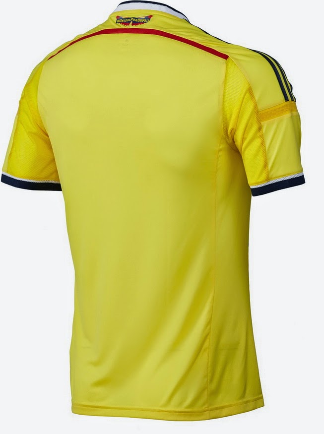 los fans de fútbol: Nueva camisetas de futbol del Colombia ...