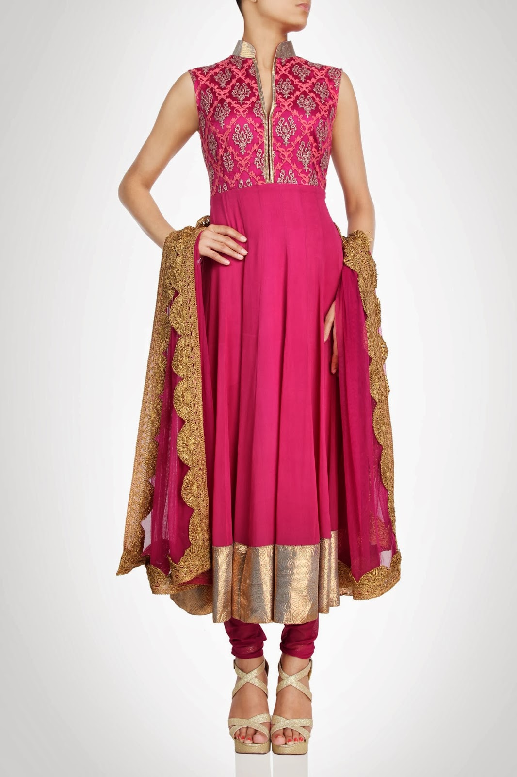 Newest Designer Churidar Suits Collection - Vega Fashion Mom