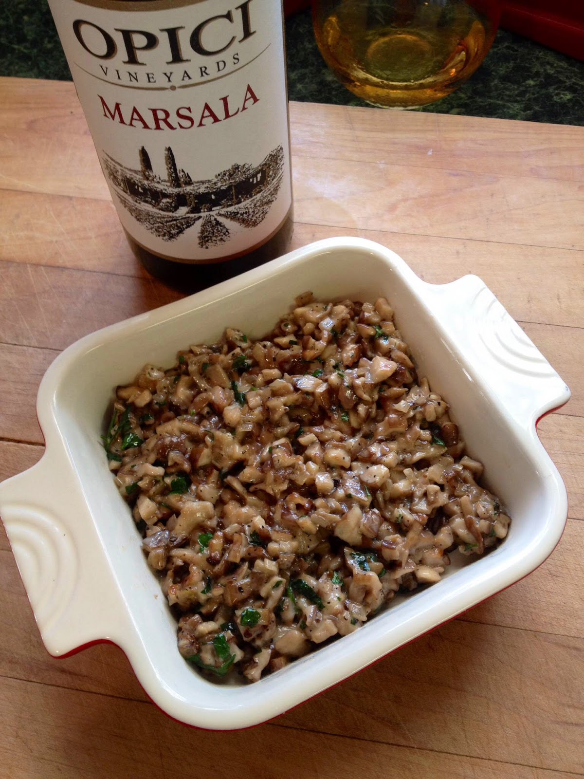 Carla's Kitchen Capers Chicken Breast Stuffed with Shiitake Mushroom