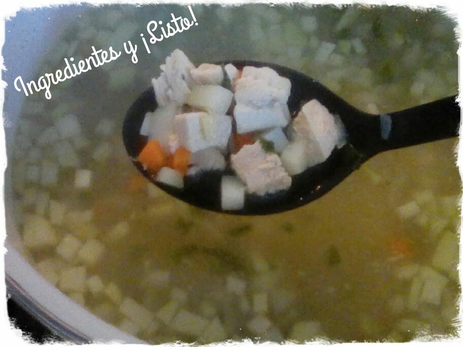 Ingredientes y ¡Listo! Caldo de Pollo con Chayote