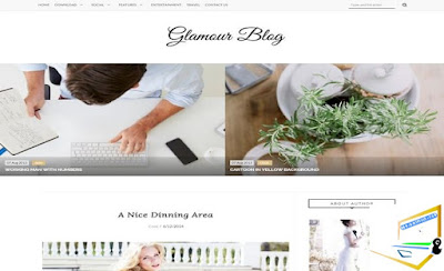 Glamour Blogger Template | Download Free Glamour Blogger Template