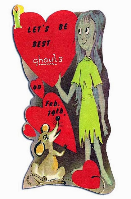 48 Creepy and Scary Vintage Valentine’s Day Cards ~ vintage everyday