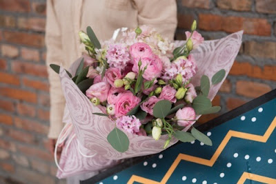 Kertas Buket Bunga / Flower Bouquet Wrapping Paper (Seri FG)