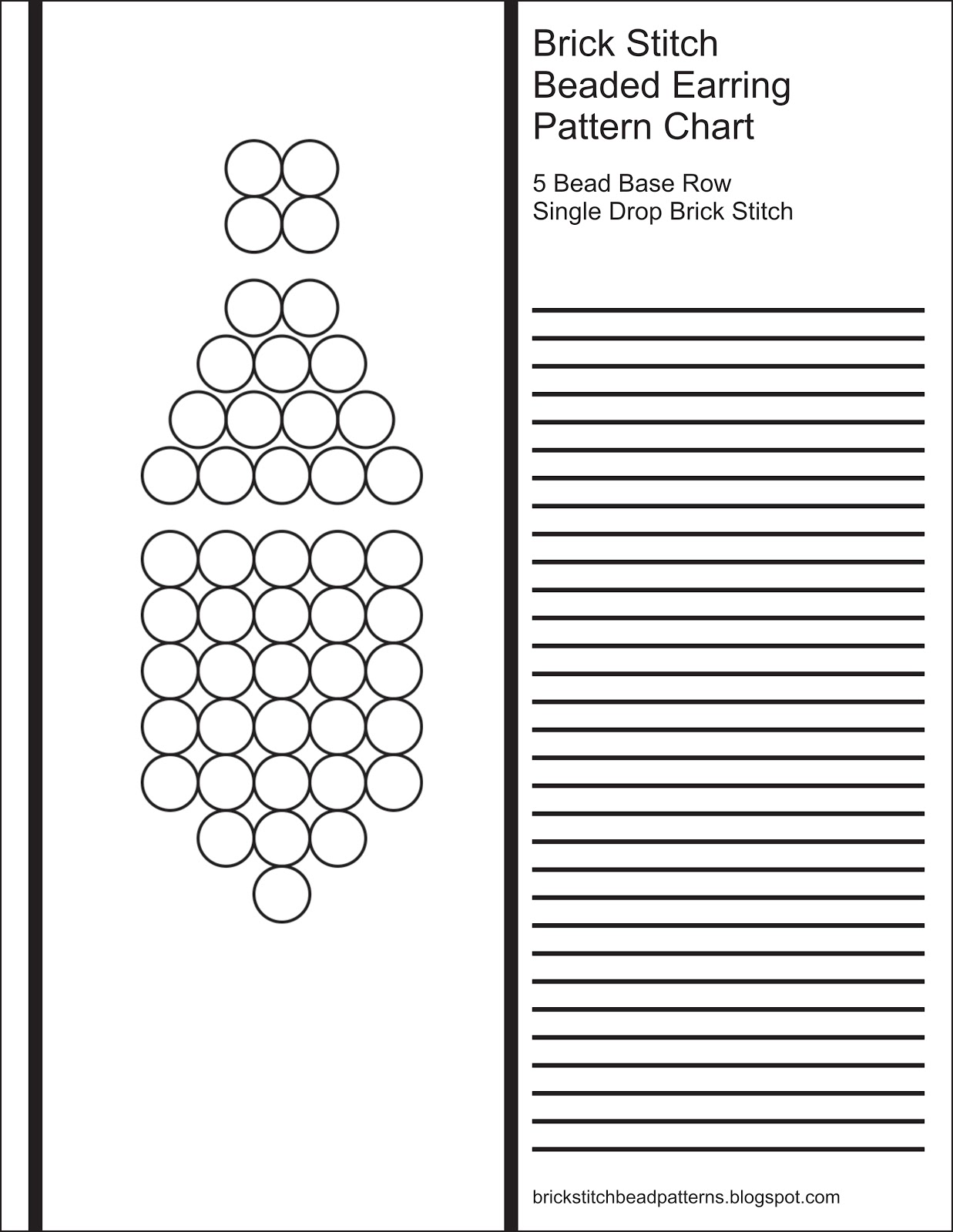 brick-stitch-bead-patterns-journal-5-bead-base-row-blank-beaded