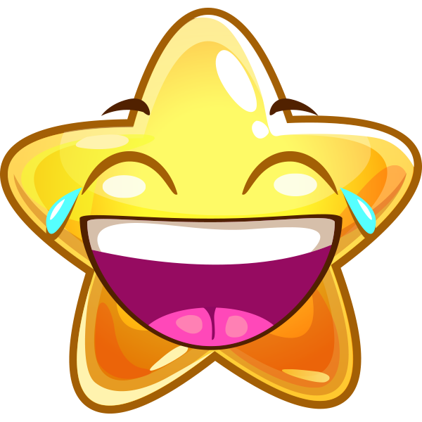 Laughing Star Symbols & Emoticons