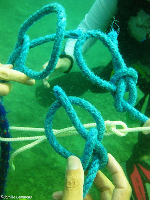 PADI IDC Malapascua, November 2012, open water, knot tying