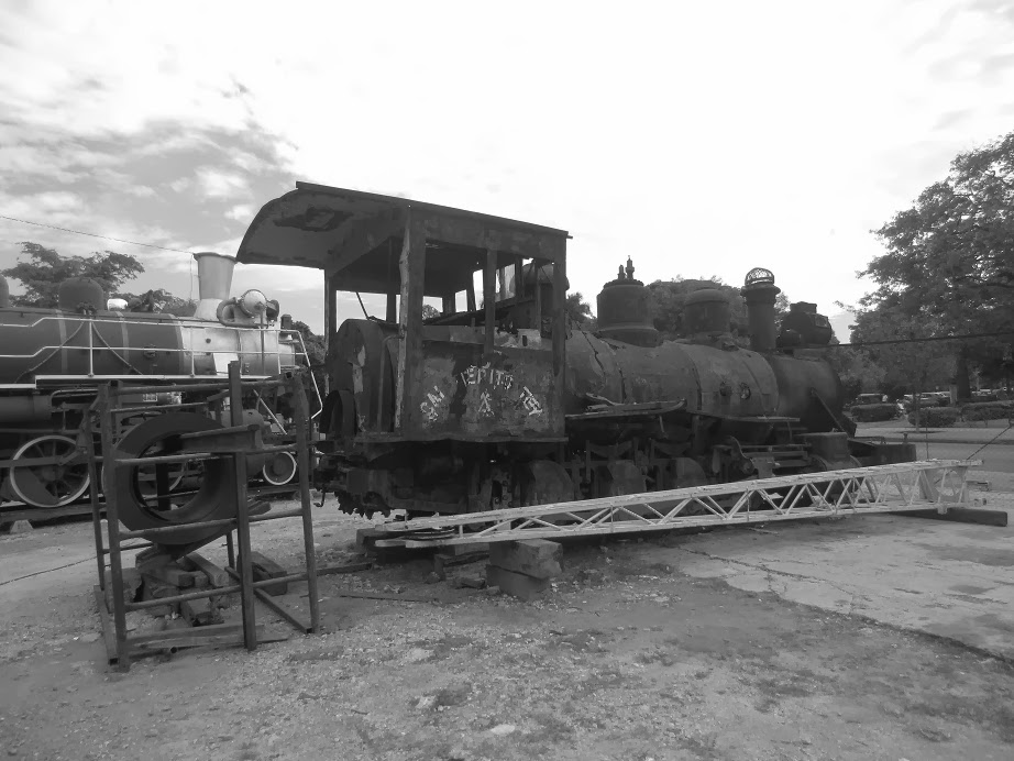 Cuban Cigars, Culture & Lifestyle Train Junkyard (Havana) Jan.2014