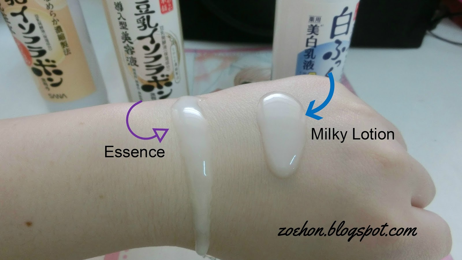 Review Sana Namerakahonpo soymilk series Cleanser,lotion,essence