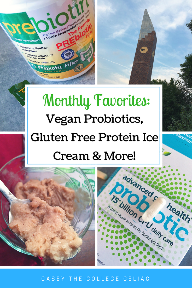 Gluten Free Monthly Favorites Vegan Probiotic, Protein Ice Cream and More!