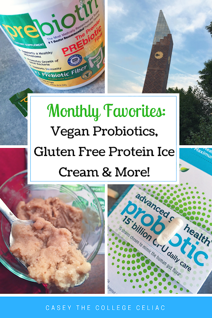 Gluten Free Monthly Favorites: Vegan Probiotic, Protein Ice Cream and More!