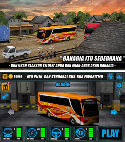 Kumpulan Game Bus Simulator Terbaik Indonesia Ringan Full 