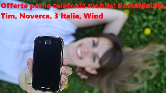 Confronto tra le tariffe telefoniche mobili di Tim, Nòverca, Tre Italia, PosteMobile, Wind