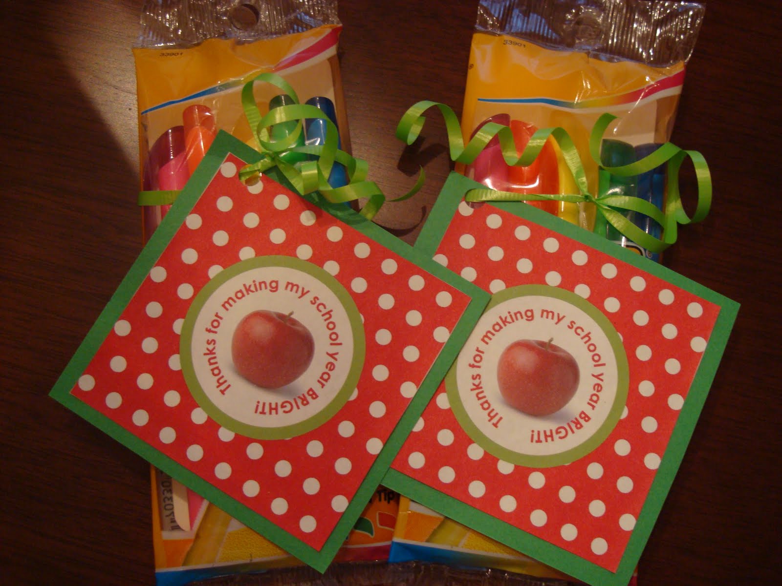 I saw that going differently in my mind...: Teacher Appreciation Ideas...