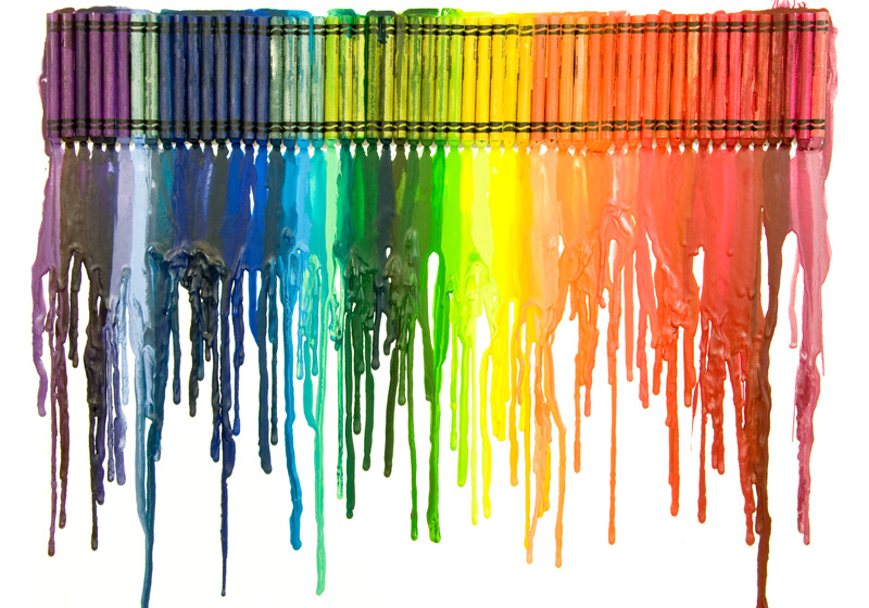 Simply Creative: Melted Crayon Art by Jessica Kerbawy