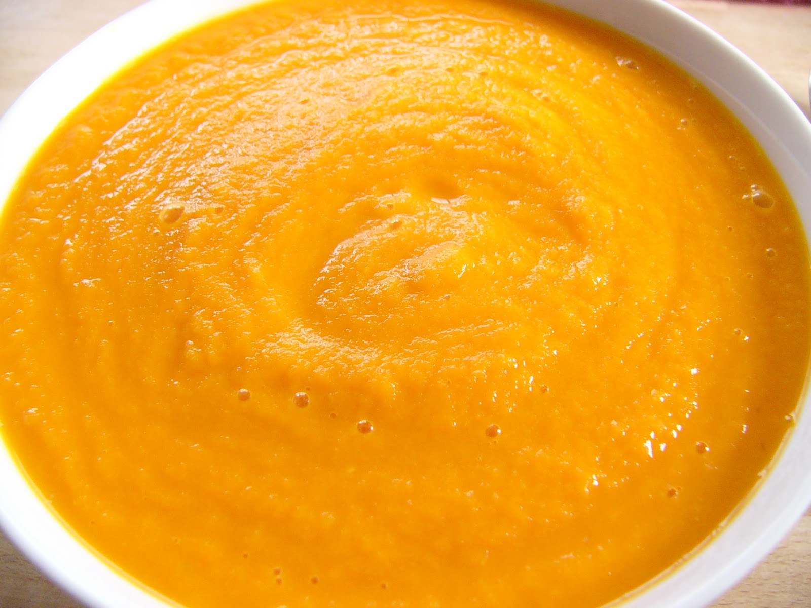 Tebasiles Kitchen Creamy Carrot Soup