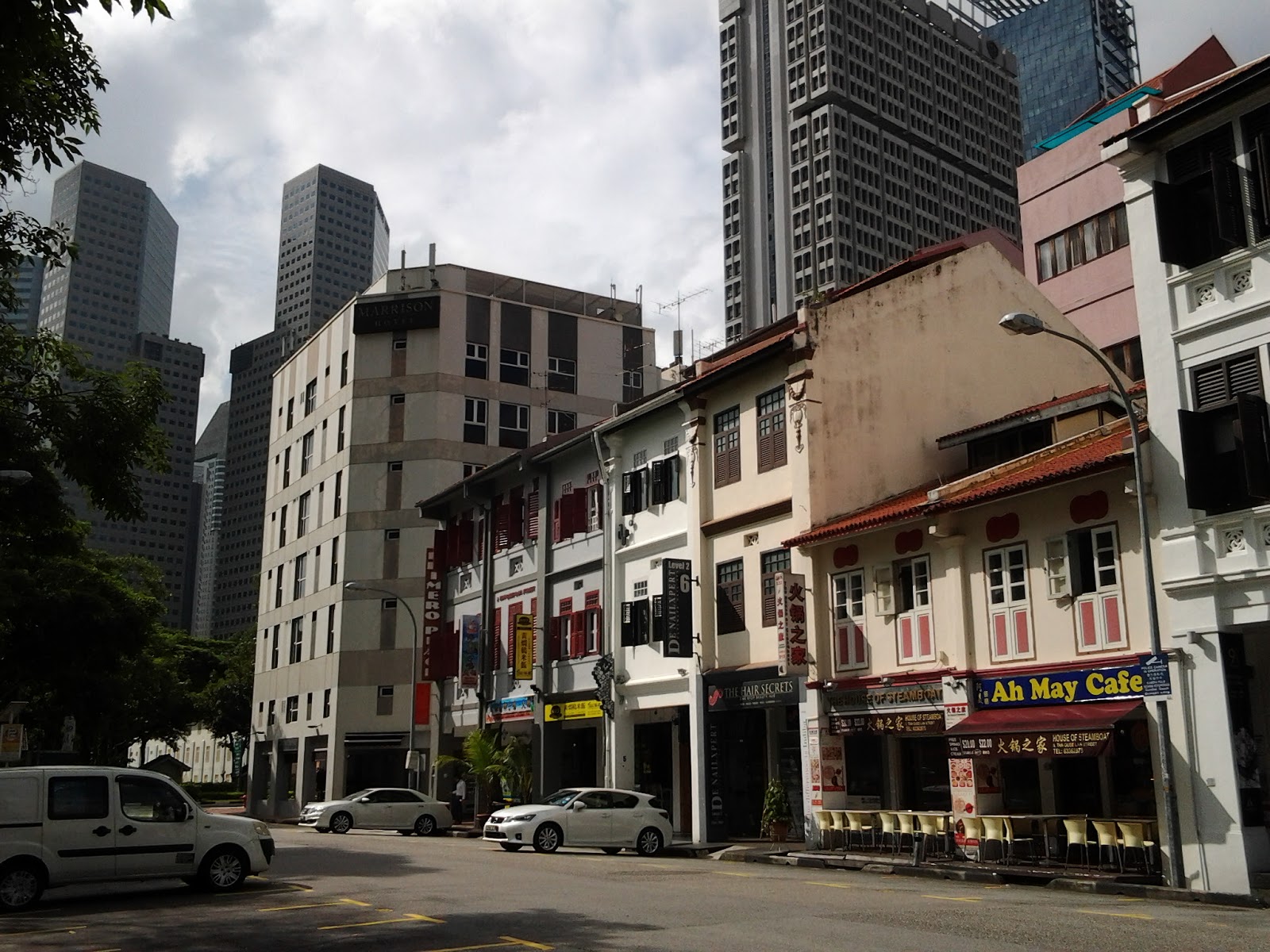Singapore's old shophouses Tan Quee Lan Street