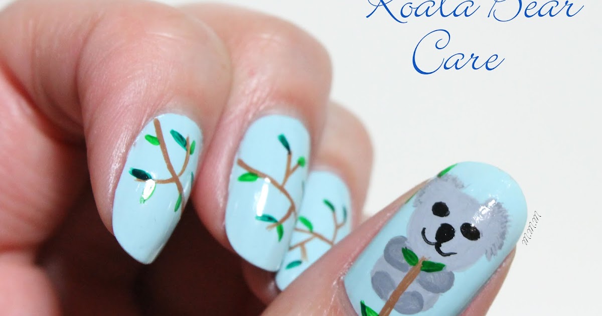 2. Cute Koala Nail Designs - wide 10