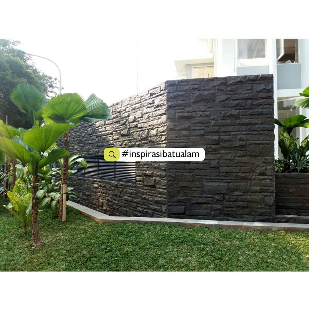 PAGAR BATU ALAM MINIMALIS TERBARU 2018 - JUAL BATU ALAM TERLENGKAP
