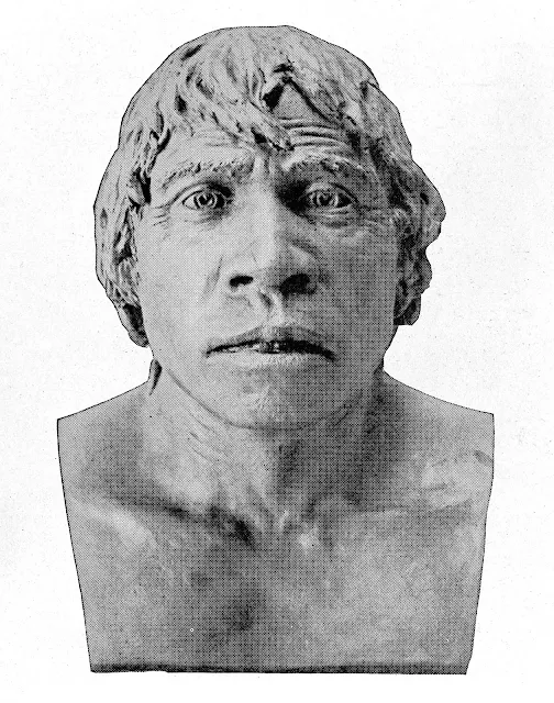 Piltdown Man is a disgusting fake reconstructed in clay.