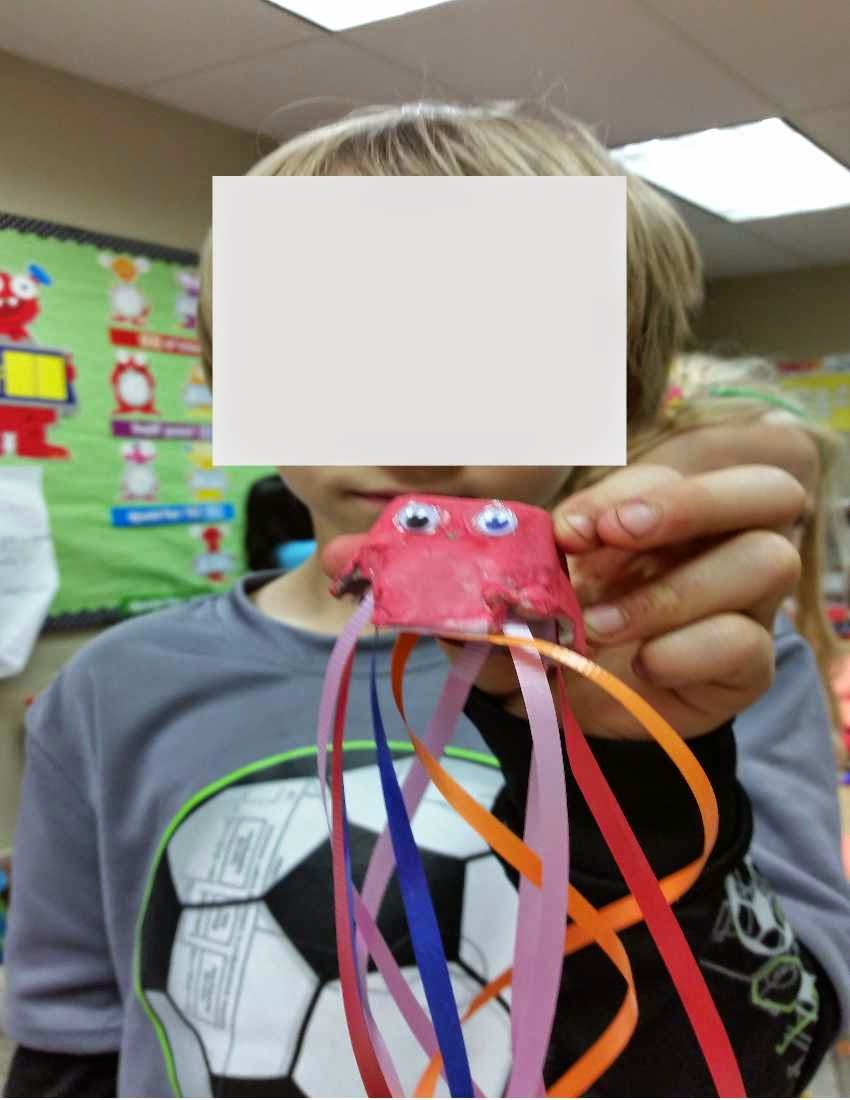 Egg Carton Jellyfishsimple project