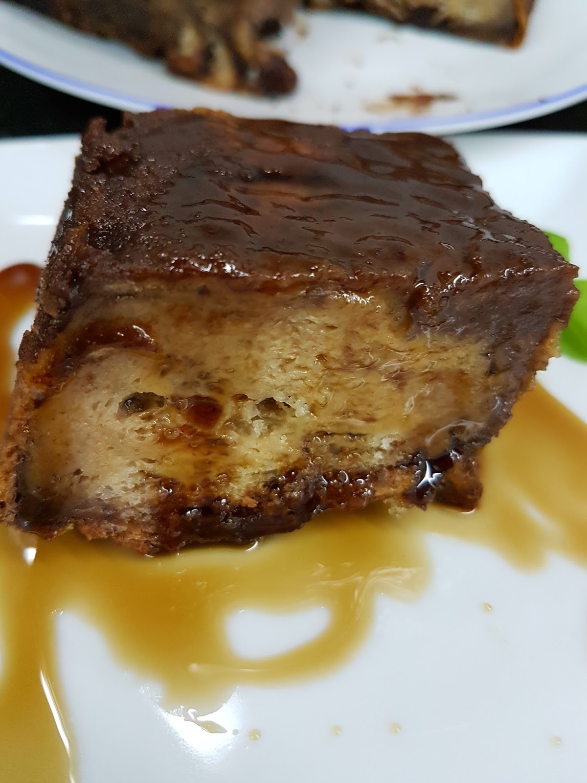 Cocina Basica y Fresca PUDIN DE PAN CON CHOCOLATE Y CARAMELO. CBF