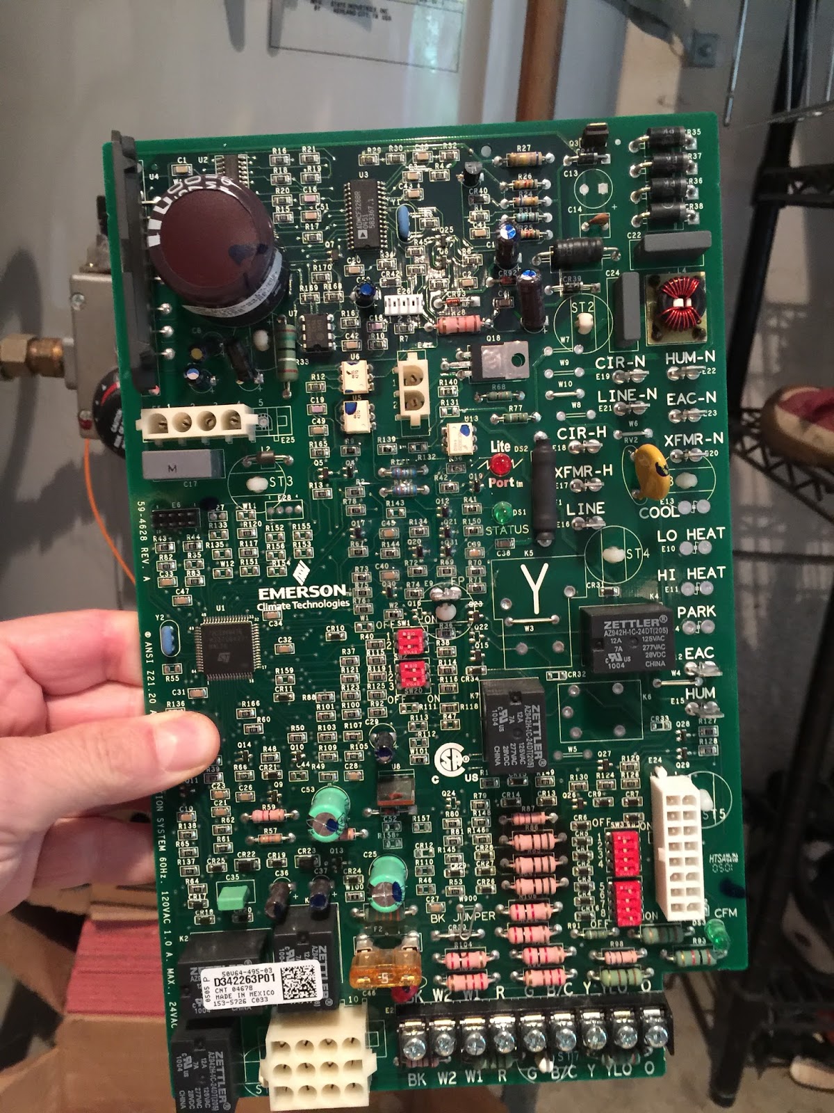 Portdaddia: This Is The Circuitboard For My Furnace