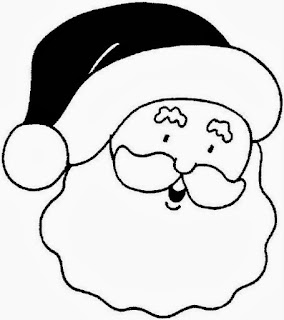 Dibujos de Santa Claus para Pintar, parte 2 - IMÁGENES PARA WHATSAPP