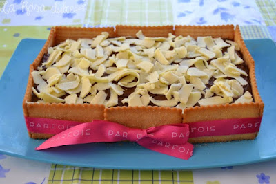 Tarta de galletas con crema de chocolate