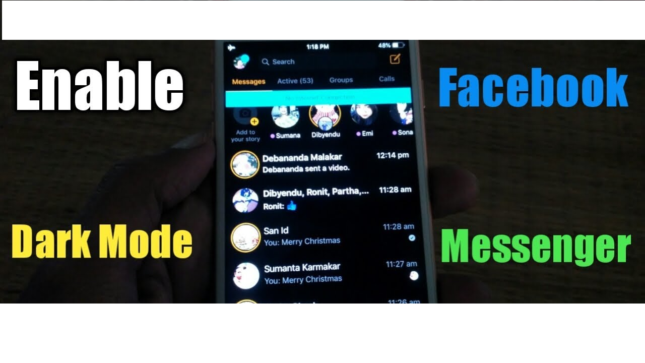 How to enable Facebook Messenger Dark Mode without ROOT MyMobileTips