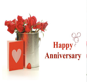 1st wedding Anniversay Whatsapp DP Image