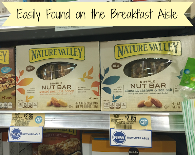 Snag a #coupon for NEW Nature Valley Simple Nut Bars at Publix! #ad + Giveaway