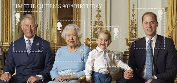 New Photos Queen Elizabeth, Princes Charles, Prince George, Prince William. Prince George wore Rachel Riley Shirt and Shorts, Amaiakids Socks, Start-Rite Shoes  