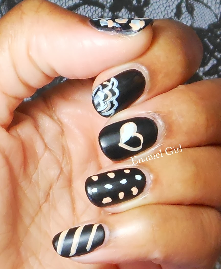 Enamel Girl Revlon Nail Art Chalkboard Polish Review and Swatches