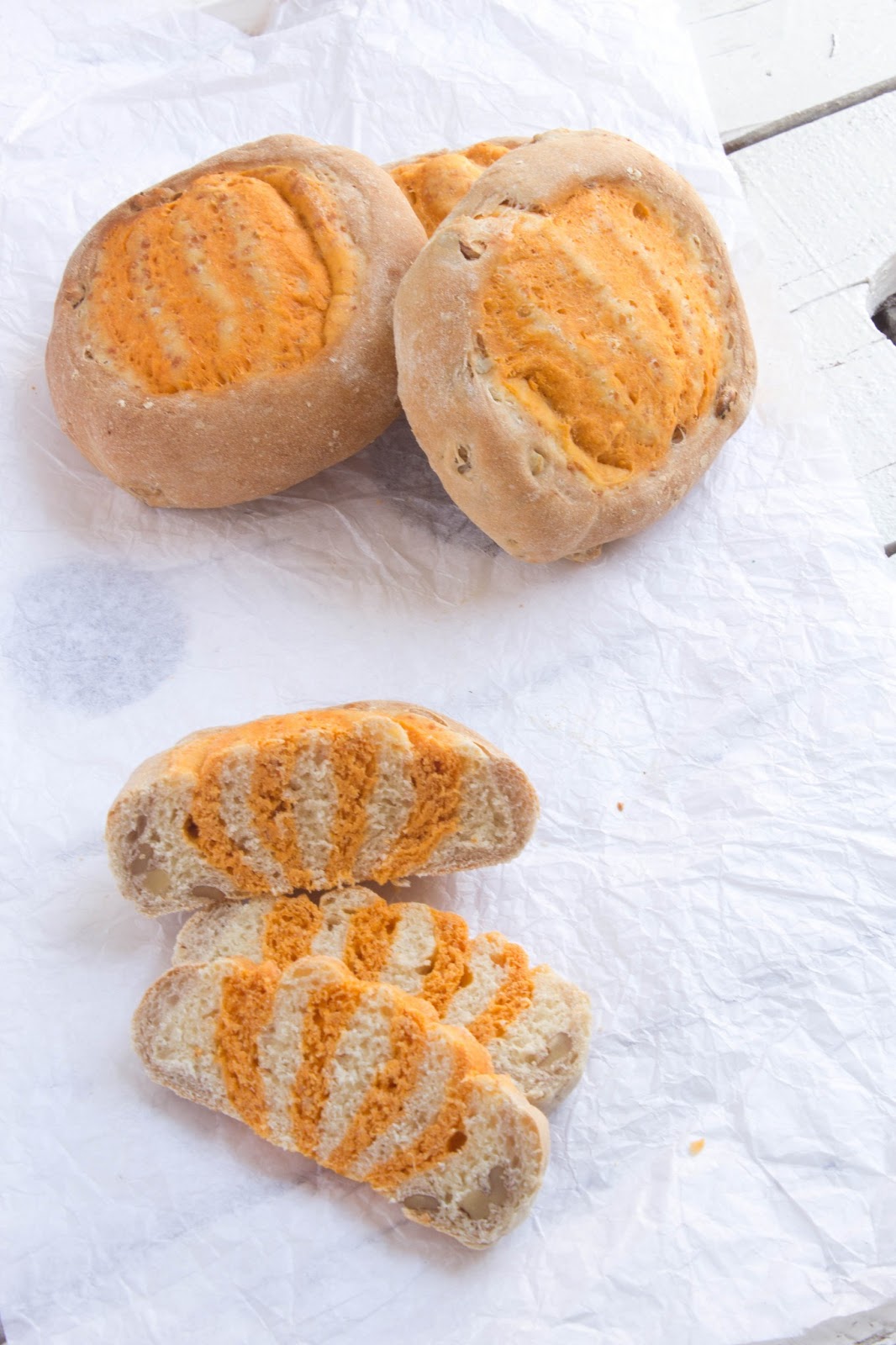 George Bread trossets de cuina : Saint George's Bread