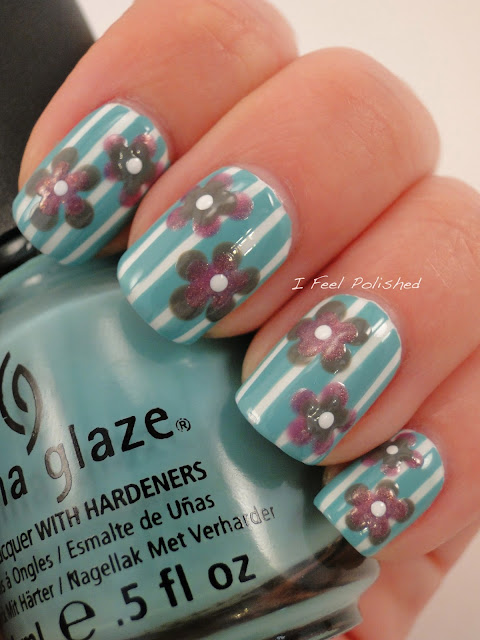 Modern Flower Nails Modern Flower Nails