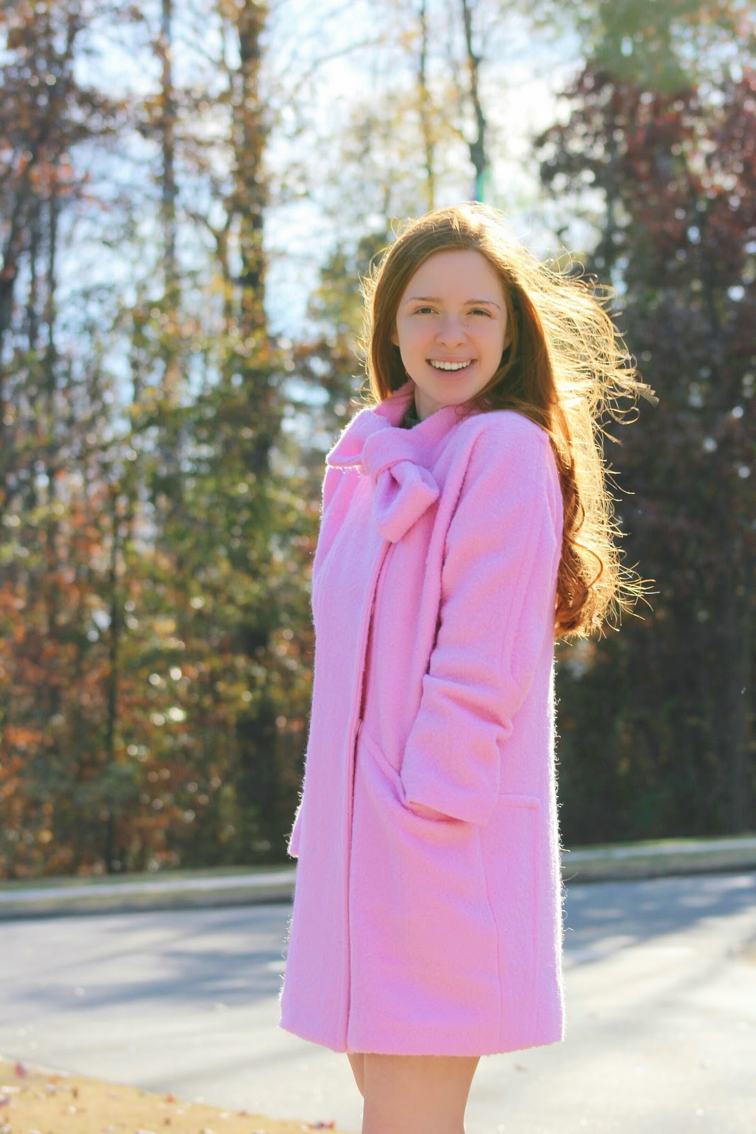 Preppy Pink Coats - Gracie In Prep